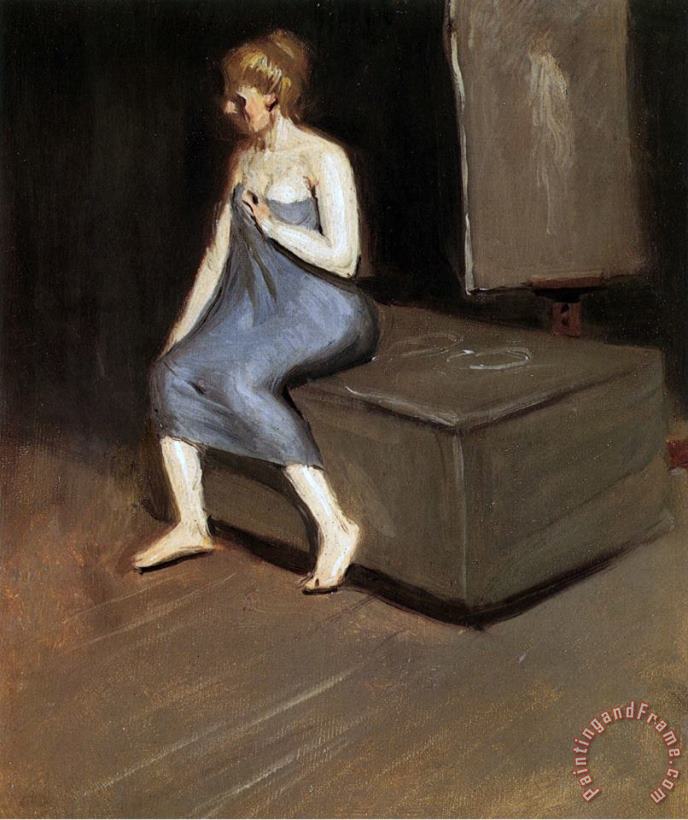 Edward Hopper Model Sitting Art Print