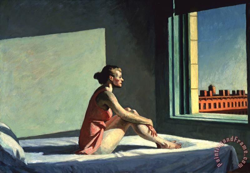 Edward Hopper Morning Sun Art Painting