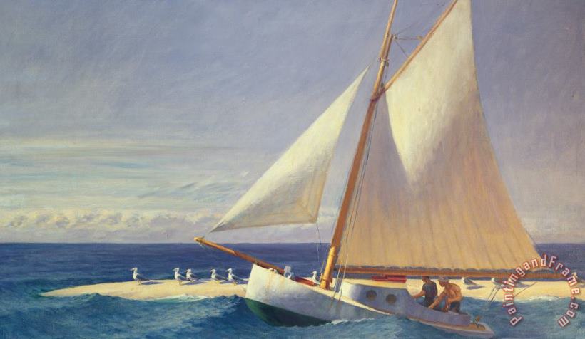 Sailing Boat painting - Edward Hopper Sailing Boat Art Print