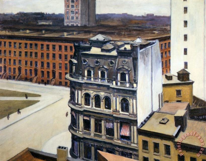 The City painting - Edward Hopper The City Art Print
