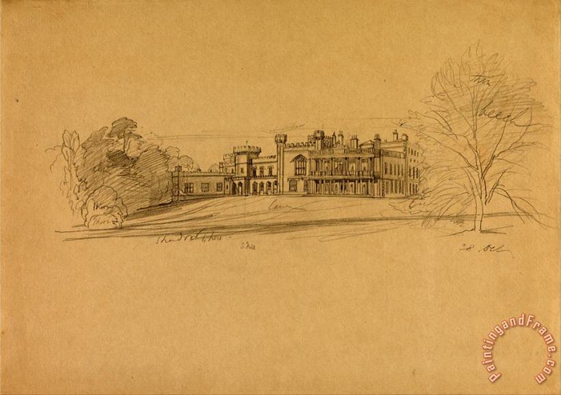 Edward Lear Knowsley Hall 3 Art Painting