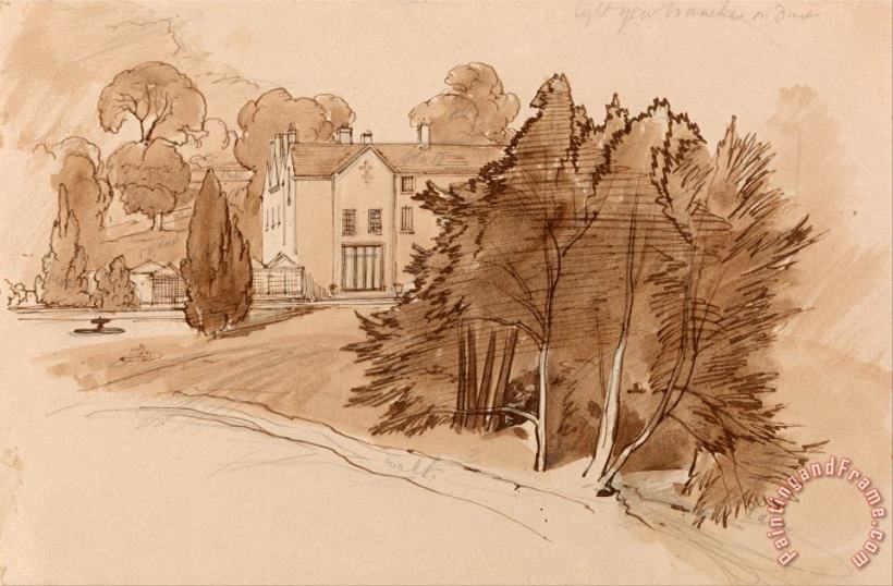 Edward Lear Manor (knowsley Lane ) Art Print
