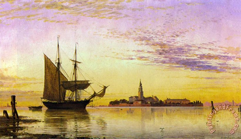Edward William Cooke The Armenian Convent, Venice Art Painting