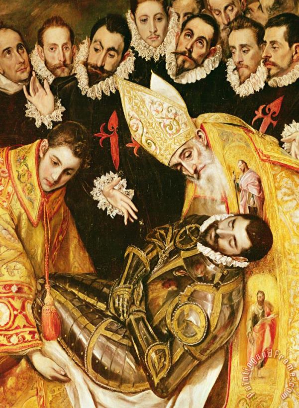 El Greco Domenico Theotocopuli The Burial Of Count Orgaz Art Painting