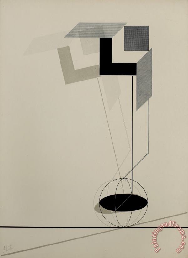 El Lissitzky Kestnermappe Proun, Rob. Levnis And Chapman Gmbh Hannover 2 Art Print