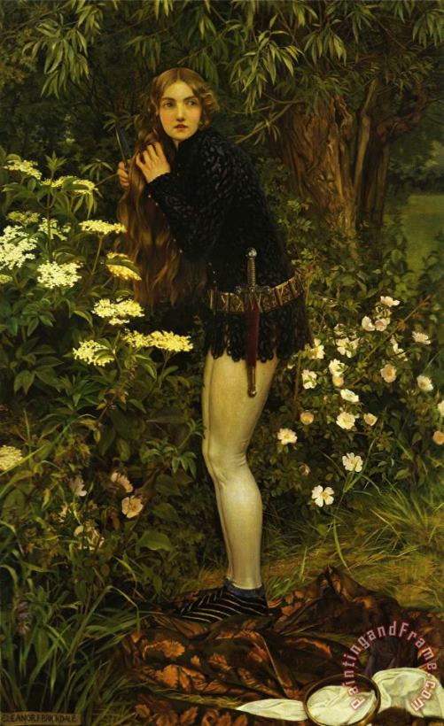 Eleanor Fortescue Brickdale The Little Foot Page Art Print