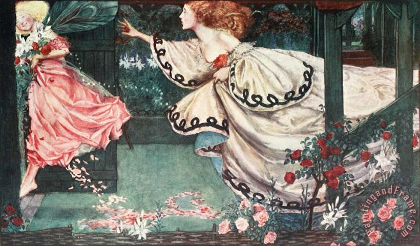 Eleanor Fortescue Brickdale Youth And The Lady Art Painting