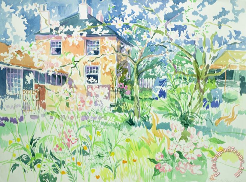 Elizabeth Jane Lloyd Apple Blossom Farm Art Print