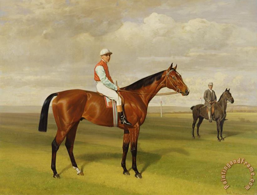Emil Adam Isinglass Winner Of The 1893 Derby Art Painting