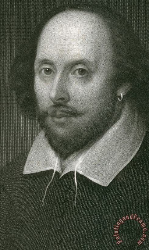 William Shakespeare painting - English School William Shakespeare Art Print