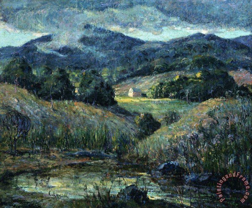 Ernest Lawson Approaching Storm Art Painting