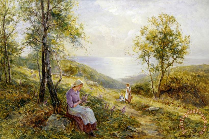 Springtime in Dorset painting - Ernest Walbourn Springtime in Dorset Art Print