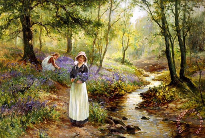 Ernest Walbourn The Bluebell Glade Art Painting