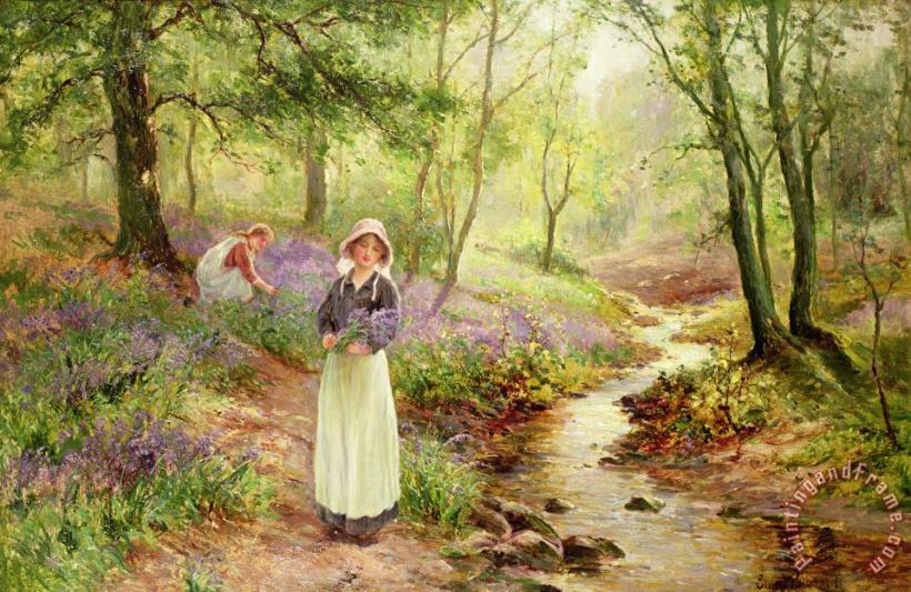 The Bluebell Glade painting - Ernest Walbourn The Bluebell Glade Art Print