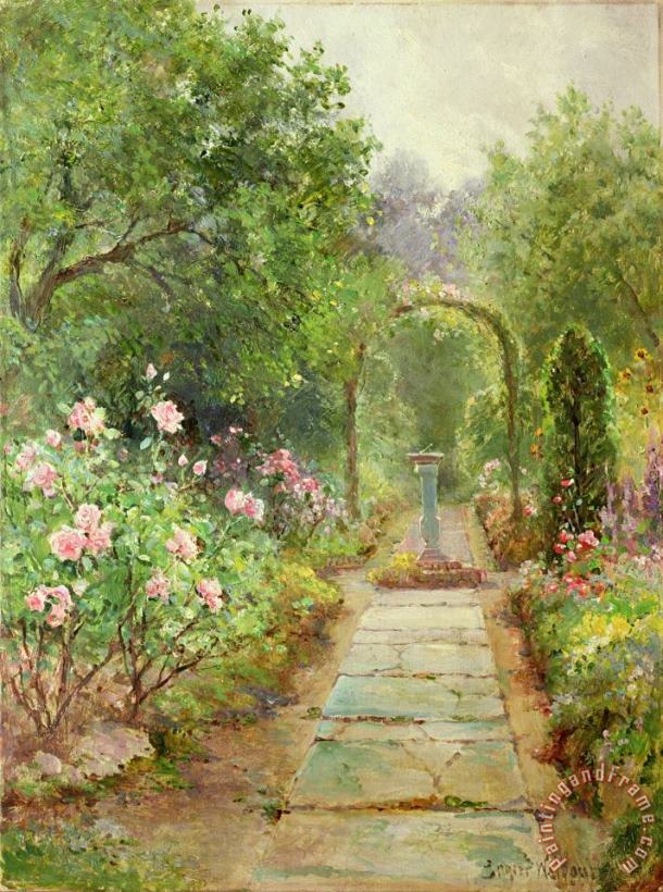 The Garden Path painting - Ernest Walbourn The Garden Path Art Print