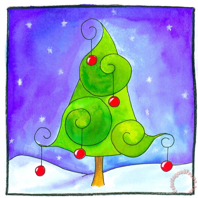 Esteban Studio Christmas Tree Art Print