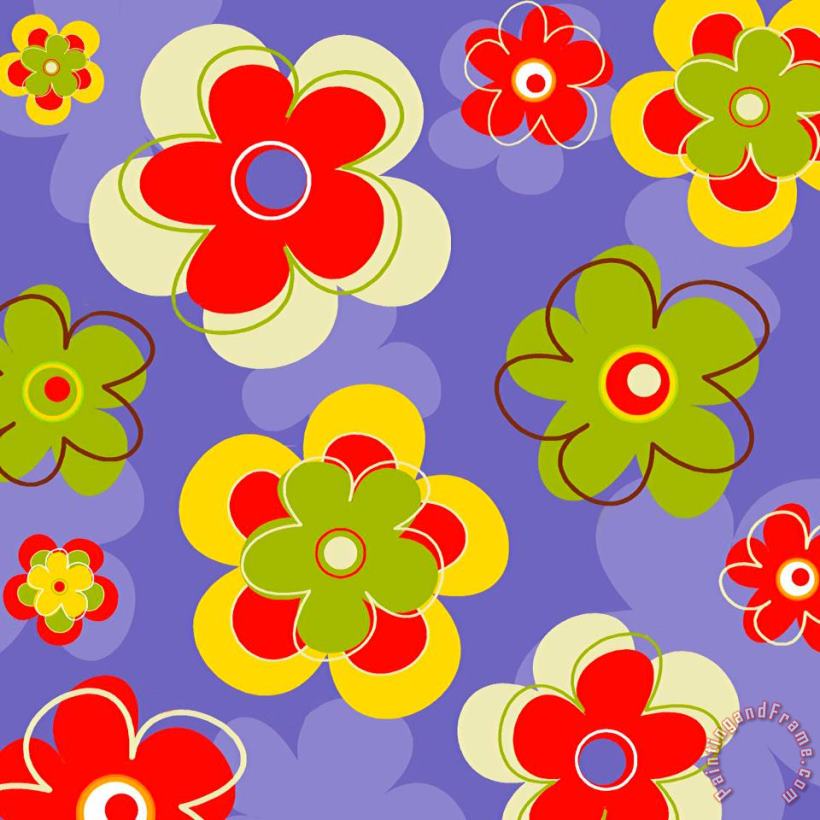 Esteban Studio Flower Pattern Art Print