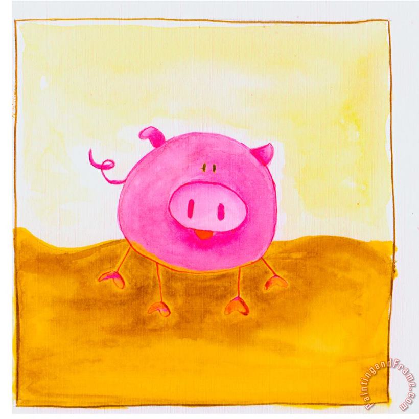 Piggly Wiggly painting - Esteban Studio Piggly Wiggly Art Print