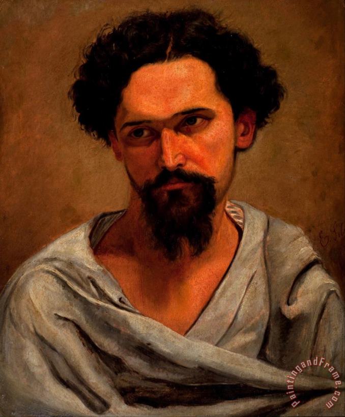 Estevao Silva Portrait of Castagneto Art Print