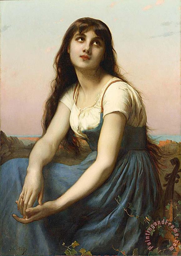 Etienne Adolphe Piot A Young Beauty Art Painting