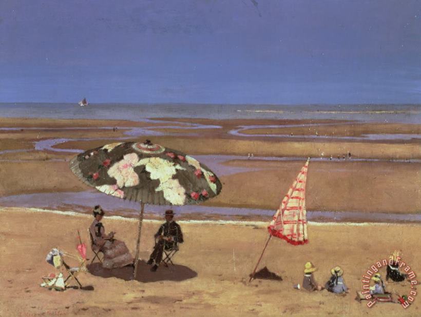 Etienne Moreau Nelaton The Beach Art Painting
