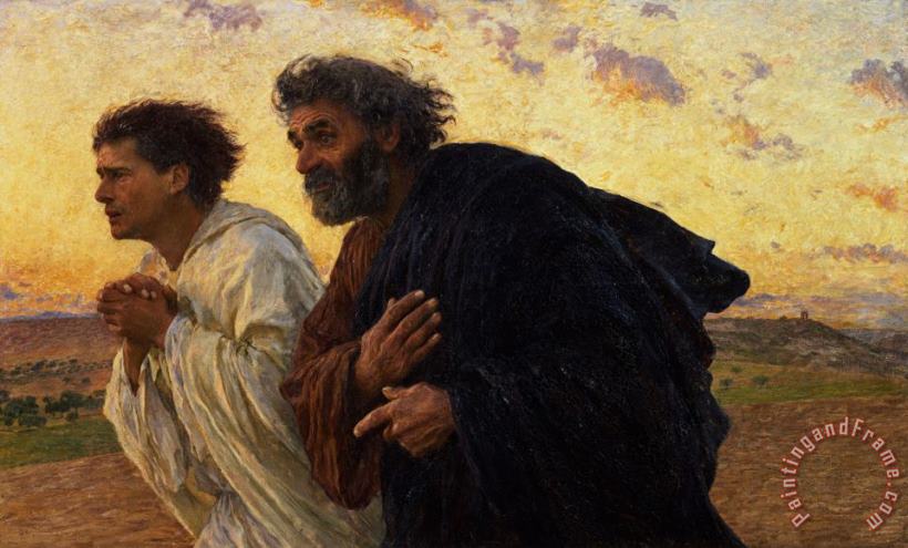 The Disciples painting - Eugene Burnand The Disciples Art Print