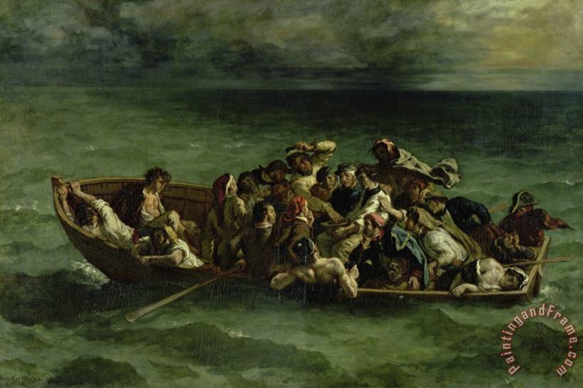 Eugene Delacroix The Shipwreck of Don Juan Art Painting