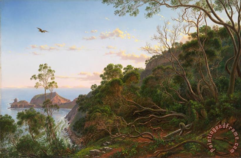 Eugene Von Guerard Tea Trees Near Cape Schanck, Victoria Art Print