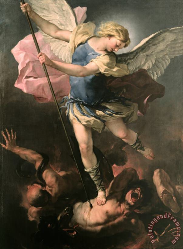 St. Michael painting - Fa Presto St. Michael Art Print