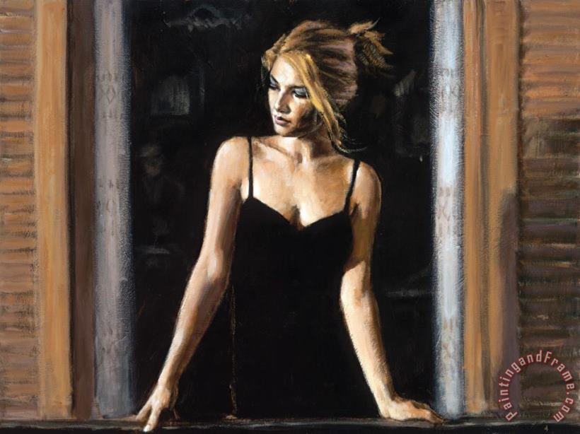 Balcony at Buenos Aires VII painting - Fabian Perez Balcony at Buenos Aires VII Art Print