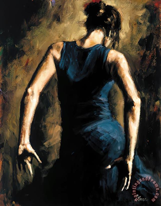 Fabian Perez Flamenco II Art Painting