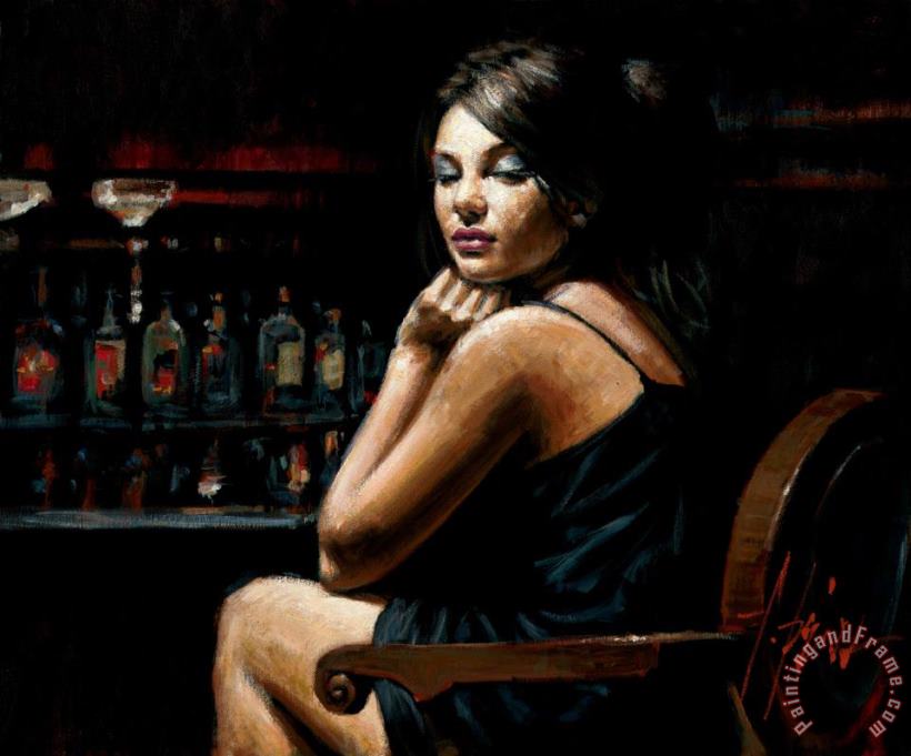 Saba at Las Brujas III with Lights painting - Fabian Perez Saba at Las Brujas III with Lights Art Print Saba at Las Brujas III with Lights painting - Fabian Perez Saba at Las Brujas III with Lights Art Print