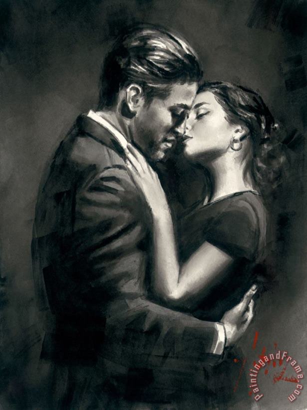 Study for Embrace VII painting - Fabian Perez Study for Embrace VII Art Print Study for Embrace VII painting - Fabian Perez Study for Embrace VII Art Print
