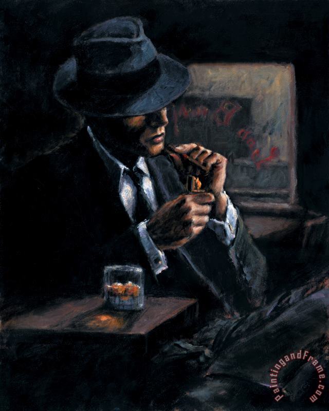 Fabian Perez Study for Whiskey at Las Brujas II Art Print