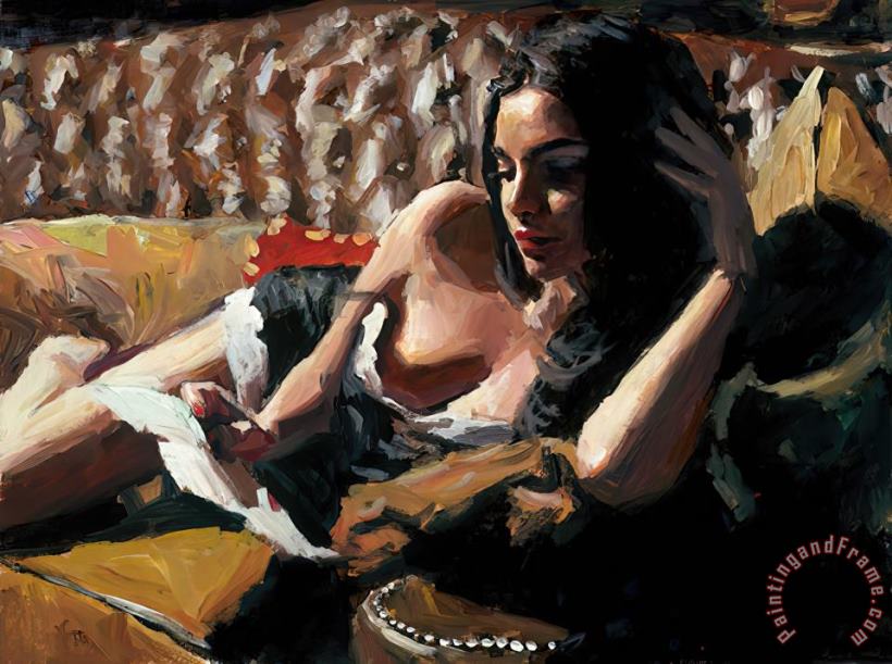 The Letter III painting - Fabian Perez The Letter III Art Print