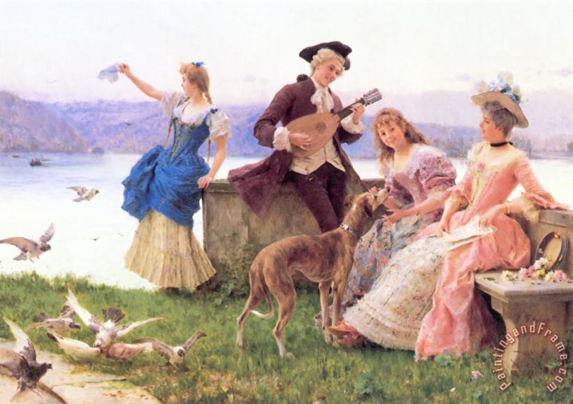 Federico Andreotti A Day's Outing Art Painting