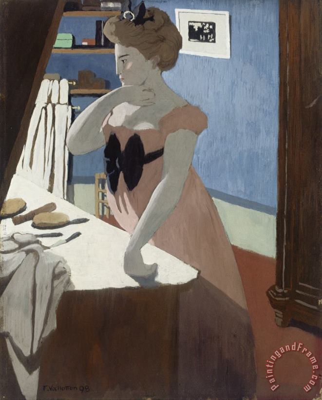 Misia at Her Dressing Table painting - Felix Vallotton Misia at Her Dressing Table Art Print