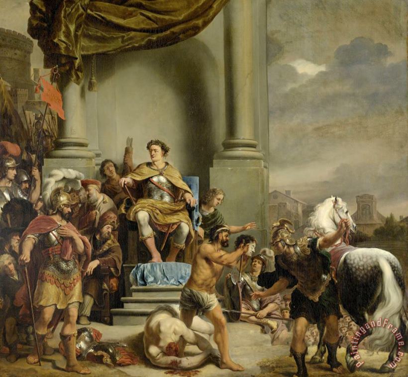 Consul Titus Manlius Torquatus Orders The Beheading of His Son painting - Ferdinand Bol Consul Titus Manlius Torquatus Orders The Beheading of His Son Art Print
