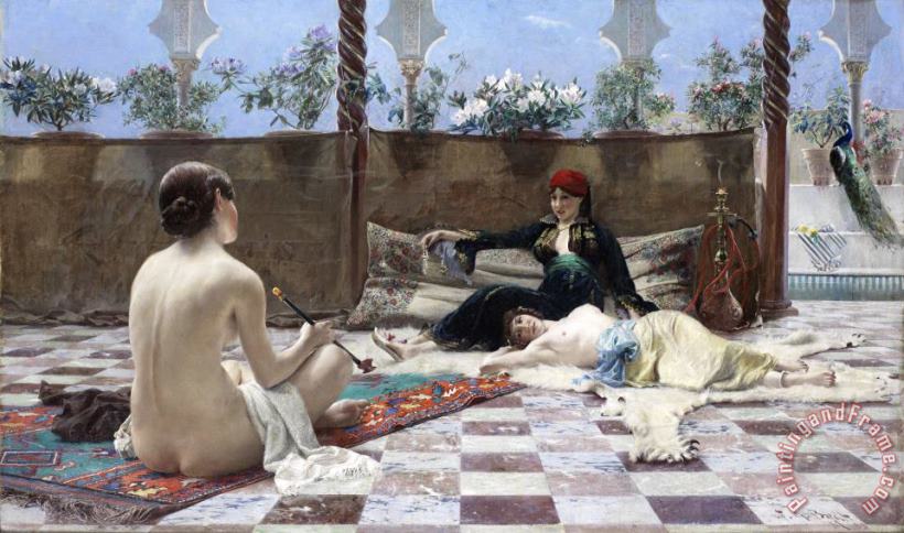 Ferdinand Max Bredt Femmes Turques Art Painting