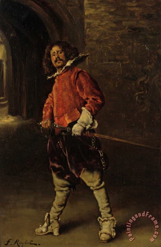 Ferdinand Roybet The Cavalier Art Print