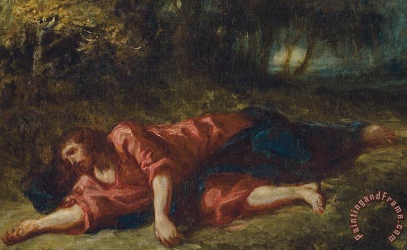 The Agony In The Garden painting - Ferdinand Victor Eugene Delacroix The Agony In The Garden Art Print