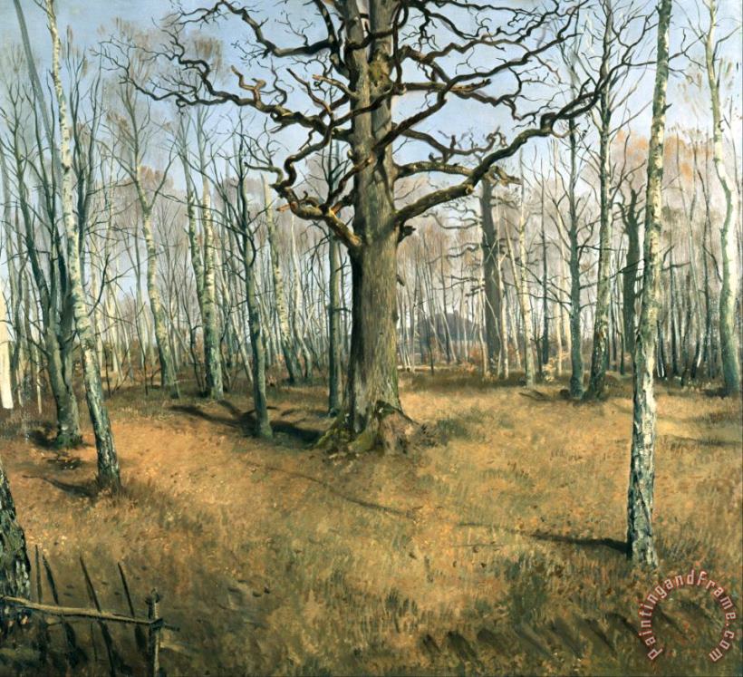 Ferdinand von Rayski Wermsdorf Forest Art Painting