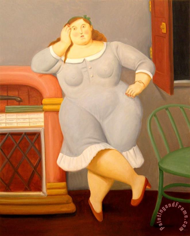 Fernando Botero Music Lover, 2013 Art Painting