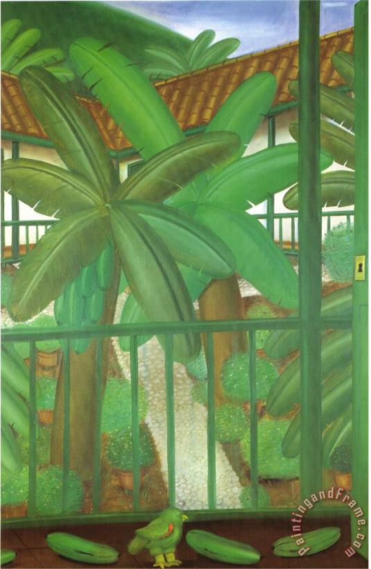 fernando botero Patio Art Print