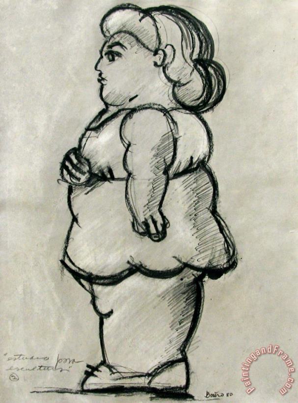 Fernando Botero Sin Titulo, 1980 Art Print