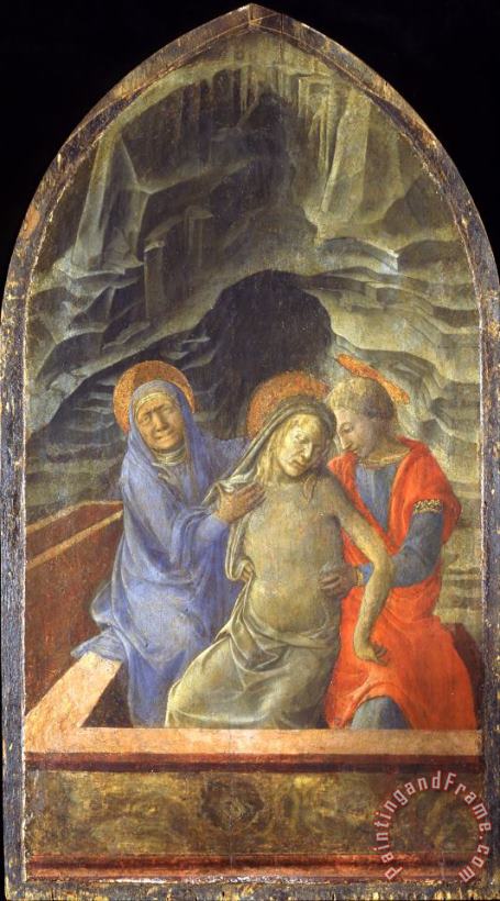 Filippo Lippi Pieta Art Painting