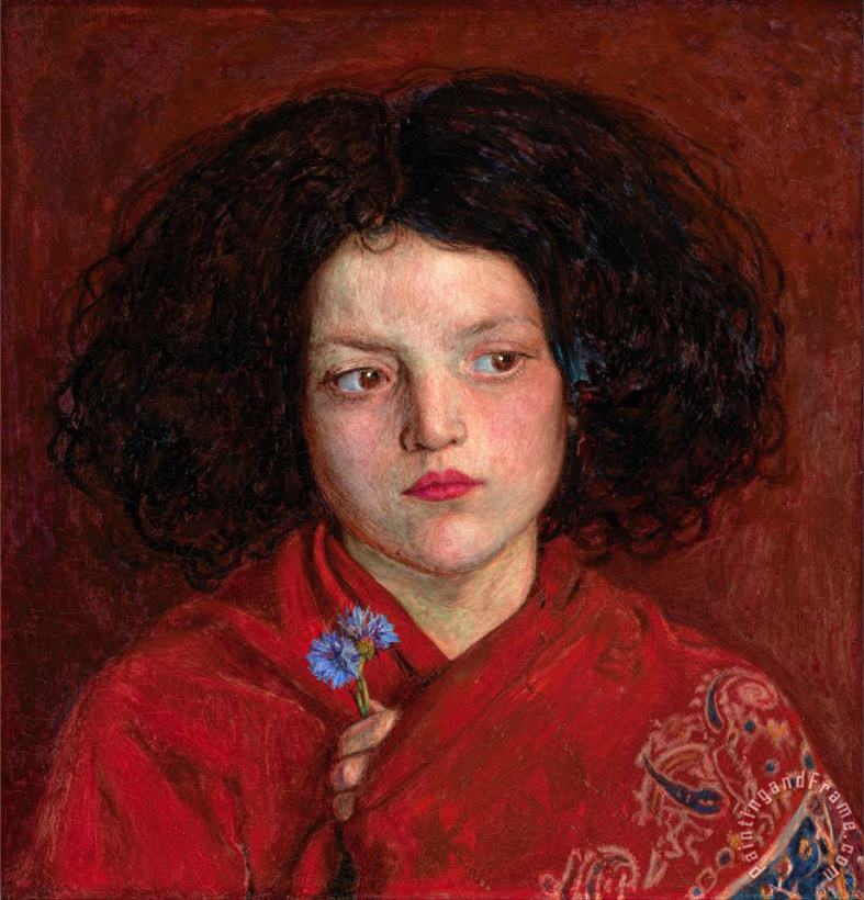 The Irish Girl painting - Ford Madox Brown The Irish Girl Art Print