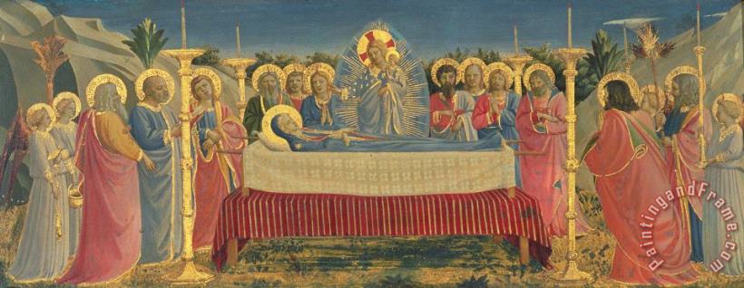 The Death Of The Virgin painting - Fra Angelico The Death Of The Virgin Art Print
