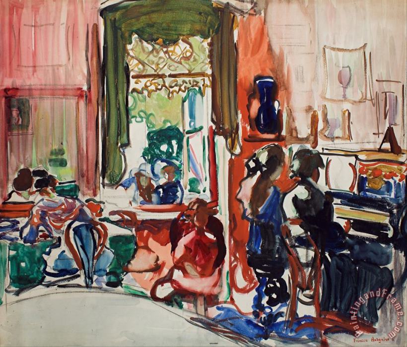 Frances Hodgkins The Piano Lesson Art Painting