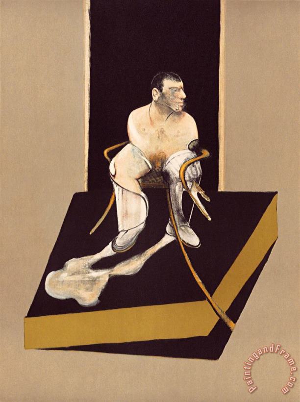 Francis Bacon Portrait of John Edwards, From Triptych, 1986 Art Painting
